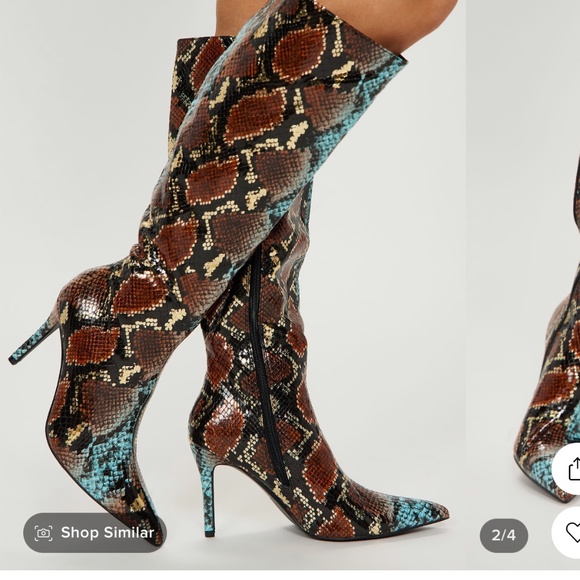 Fashion nova knee high boot - Picture 2 of 2